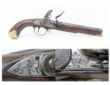 c1760s BRITISH LIGHT DRAGOON .65 Caliber Flintlock CAVALRY Pistol Antique REVOLUTIONARY WAR Era British Military Flintlock - 1 of 19