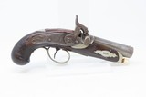 c1850s Antique HENRY DERINGER .41 Caliber Percussion Pistol ENGRAVED Phila 49ers, Lincoln, John Wilkes Booth - 2 of 17