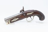 c1850s Antique HENRY DERINGER .41 Caliber Percussion Pistol ENGRAVED Phila 49ers, Lincoln, John Wilkes Booth - 14 of 17
