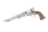 1861 mfr 4-Screw Early COLT Model 1860 ARMY REVOLVER .44 Caliber PercussionWith Nice Battle of Campeche Cylinder Scene! - 2 of 21
