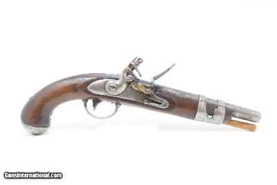 Antique SIMEON NORTH U.S. Model 1816 .54 Caliber Military FLINTLOCK PistolKit Carson, Seminole Wars, Mexican-American War! - Image 2 of 19
