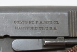 c1918 mfr. US PROPERTY COLT Model 1911 .45 ACP Pistol WWI The Great War C&R
WORLD WAR I era Model 1911 Government Model - 5 of 19