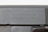 c1943 mfr US PROPERTY Marked REMINGTON-RAND Model 1911A1 Pistol .45 ACP C&RWORLD WAR II Model 1911A1 Government Model - 6 of 19