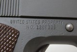 c1943 REMINGTON-RAND Model 1911A1 Pistol U.S. PROPERTY .45 ACP WWII C&R
WORLD WAR II U.S. ARMY Model - 16 of 21