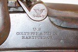 Antique CIVIL WAR Contract COLT SPECIAL Model 1861 EVERYMAN’S Rifle-MUSKET“1862” Dated Lock and Barrel with BAYONET! - 6 of 23