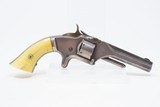 GUTTA PERCHA CASED Antique SMITH & WESSON No. 1 .22 Rimfire REVOLVER VERY RARE MOLDED FACTORY BOX! - 21 of 24
