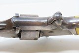 GUTTA PERCHA CASED Antique SMITH & WESSON No. 1 .22 Rimfire REVOLVER VERY RARE MOLDED FACTORY BOX! - 16 of 24