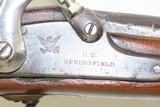 CIVIL WAR Antique US SPRINGFIELD ARMORY Model 1861 EVERYMAN’S Rifle-MUSKETUnion Infantry Rifle with SOCKET BAYONET & SCABBARD - 6 of 24