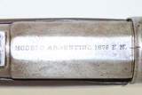 Antique REMINGTON ARGENTINE CONTRACT M1879 ROLLING BLOCK Military CARBINE
Late 19th Century Remington Export! - 8 of 18