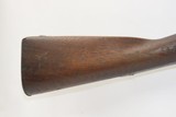 Antique US SPRINGFIELD ARMORY Model 1816 Percussion CONE Conversion MusketConverted Flintlock to Percussion with LEATHER SLING - 3 of 23