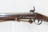 Antique US SPRINGFIELD ARMORY Model 1816 Percussion CONE Conversion MusketConverted Flintlock to Percussion with LEATHER SLING - 20 of 23