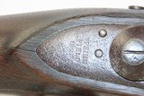 Antique US SPRINGFIELD ARMORY Model 1816 Percussion CONE Conversion MusketConverted Flintlock to Percussion with LEATHER SLING - 8 of 23
