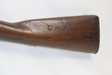 Antique US SPRINGFIELD ARMORY Model 1816 Percussion CONE Conversion MusketConverted Flintlock to Percussion with LEATHER SLING - 19 of 23