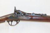 INDIAN WARS Antique SPRINGFIELD Model 1868 Breech Loading TRAPDOOR Rifle
Military Rifle with 1870 Dated Breechlock - 4 of 19