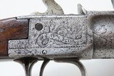 BARBAR Marked Antique BOXLOCK British FLINTLOCK .50 Cal. POCKET/MUFF Pistol Early 1800s Self Defense Belt Pistol! - 15 of 19