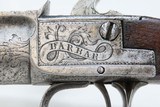 BARBAR Marked Antique BOXLOCK British FLINTLOCK .50 Cal. POCKET/MUFF Pistol Early 1800s Self Defense Belt Pistol! - 6 of 19
