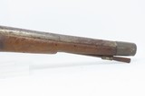 Engraved EUROPEAN Antique .60 Caliber Flintlock CAVALRY PIRATE HORSE Pistol
Circa Late 1700s to Early 1800s - 5 of 17