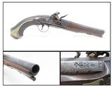 ENGLISH Antique “GILL” FLINTLOCK Officer’s Belt Pistol .65 Caliber British
Fine London Proofed Fighting Pistol - 1 of 19