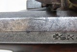 ENGLISH Antique “GILL” FLINTLOCK Officer’s Belt Pistol .65 Caliber British
Fine London Proofed Fighting Pistol - 10 of 19