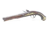 ENGLISH Antique “GILL” FLINTLOCK Officer’s Belt Pistol .65 Caliber British
Fine London Proofed Fighting Pistol - 16 of 19