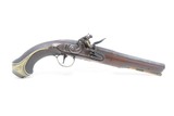 ENGLISH Antique “GILL” FLINTLOCK Officer’s Belt Pistol .65 Caliber British
Fine London Proofed Fighting Pistol - 2 of 19