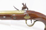 ROYAL LANCASTER VOLUNTEERS Antique SPENCER FLINTLOCK Officer’s Pistol .56Handsome London Proofed Fighting Pistol with Inscription! - 18 of 19