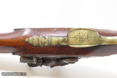 ROYAL LANCASTER VOLUNTEERS Antique SPENCER FLINTLOCK Officer’s Pistol .56Handsome London Proofed Fighting Pistol with Inscription! - Image 13 of 19
