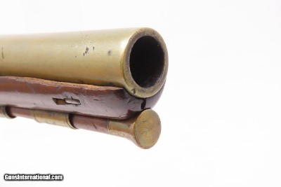 ROYAL LANCASTER VOLUNTEERS Antique SPENCER FLINTLOCK Officer’s Pistol .56Handsome London Proofed Fighting Pistol with Inscription! - Image 8 of 19