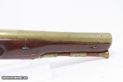 ROYAL LANCASTER VOLUNTEERS Antique SPENCER FLINTLOCK Officer’s Pistol .56Handsome London Proofed Fighting Pistol with Inscription! - Image 6 of 19