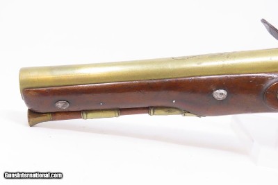 ROYAL LANCASTER VOLUNTEERS Antique SPENCER FLINTLOCK Officer’s Pistol .56Handsome London Proofed Fighting Pistol with Inscription! - Image 19 of 19