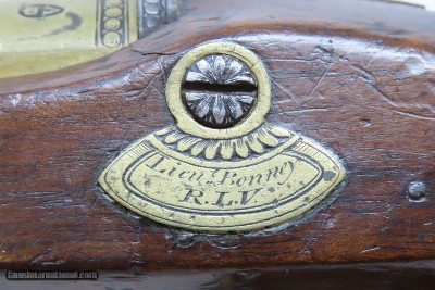 ROYAL LANCASTER VOLUNTEERS Antique SPENCER FLINTLOCK Officer’s Pistol .56Handsome London Proofed Fighting Pistol with Inscription! - Image 15 of 19