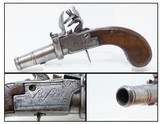 PUIFOCAT Antique BOXLOCK French FLINTLOCK .38 Caliber POCKET/MUFF PistolLate 1700s to Early 1800s Self Defense Pistol! - 1 of 17