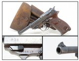 WORLD WAR II Walther "ac/44" Code P.38 GERMAN MILITARY Semi-Auto Pistol C&R 9mm Sidearm from the Third Reich with HOLSTER! - 1 of 22