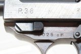 WORLD WAR II Walther "ac/44" Code P.38 GERMAN MILITARY Semi-Auto Pistol C&R 9mm Sidearm from the Third Reich with HOLSTER! - 9 of 22