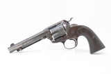 BEAUMONT, TEXAS SHIPPED COLT Bisley SINGLE ACTION ARMY .38-40 Revolver C&R
Made in 1902 with Tooled HEISER of DENVER Leather Holster - 21 of 23