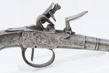Antique BOXLOCK British FLINTLOCK .44 Caliber POCKET/MUFF Pistol
Late 1700s to Early 1800s Self Defense Belt Pistol! - 16 of 17