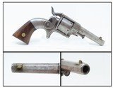 CIVIL WAR Era VERY SCARCE Allen & Wheelock SIDEHAMMER .32 Rimfire REVOLVERSpur Trigger with Walnut Grips! - 1 of 16