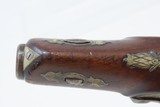 Antique PHILADELPHIA DERINGER Percussion Pistol ENGRAVED Pocket 1850s ENGRAVED Self Defense Pistol with German Silver Accents! - 10 of 17