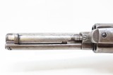 AUSTIN TEXAS SHIPPED Antique COLT 38-40 WCF Single Action Army REVOLVER SAA LETTERED NICKEL .38-40 WCF Colt 6-Shooter Made in 1891! - 11 of 22