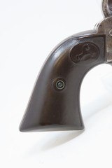 AUSTIN TEXAS SHIPPED Antique COLT 38-40 WCF Single Action Army REVOLVER SAA LETTERED NICKEL .38-40 WCF Colt 6-Shooter Made in 1891! - 18 of 22
