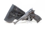 WORLD WAR 2 Walther "ac/42" Code P.38 GERMAN MILITARY Semi-Auto C&R Pistol
9mm Semi-Auto Pistol from the Third Reich with HOLSTER! - 2 of 23