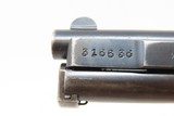 Pre-WWI GERMAN Mauser Model 1910 .25 ACP Semi-Automatic POCKET Pistol C&RGerman Side Arm Chambered in 6.35mm Browning Auto - 12 of 22