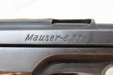 Pre-WWI GERMAN Mauser Model 1910 .25 ACP Semi-Automatic POCKET Pistol C&RGerman Side Arm Chambered in 6.35mm Browning Auto - 17 of 22