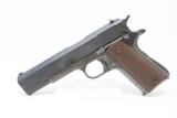 c1944 mfr. U.S. Model 1911A1 REMINGTON-RAND .45 ACP Pistol C&R World War II Very Nice WWII Sidearm! - 3 of 20