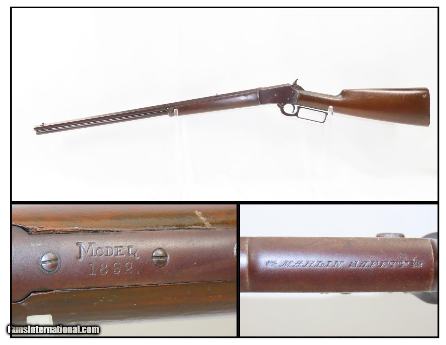 J M Marlin Model 1892 Lever Action 22 S L Lr Rimfire Repeating Rifle Candr Favorite Rifle Of