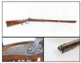SUHL Antique Germanic LORENZ BUSSEL .54 Caliber Percussion JAEGER RifleGERMAN JAEGER Rifle with MUZZLE PLUG - 1 of 17