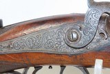 SUHL Antique Germanic LORENZ BUSSEL .54 Caliber Percussion JAEGER RifleGERMAN JAEGER Rifle with MUZZLE PLUG - 6 of 17