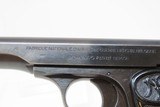 WWII GERMAN OCCUPATION FABRIQUE NATIONALE FN Model 1922 Eagle N C&R .32 ACP With RARE ALBRECHT KIND “Policeman” Stamp - 6 of 19