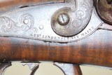 Germanic Antique Large Smoothbore Musket by GEBRUDER LINDENSCHMIT of Mainz.72 Caliber Single Shot Rifle w Single Set Trigger - 6 of 18
