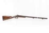 Germanic Antique Large Smoothbore Musket by GEBRUDER LINDENSCHMIT of Mainz.72 Caliber Single Shot Rifle w Single Set Trigger - 2 of 18